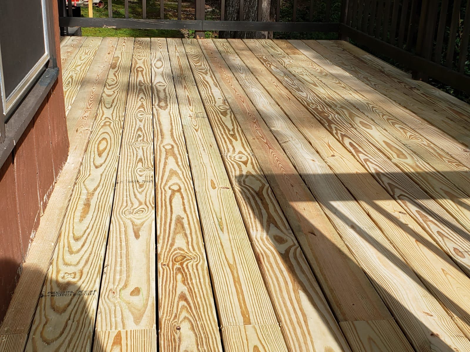 Erin Decking Replacement and Stain in Raleigh, NC.