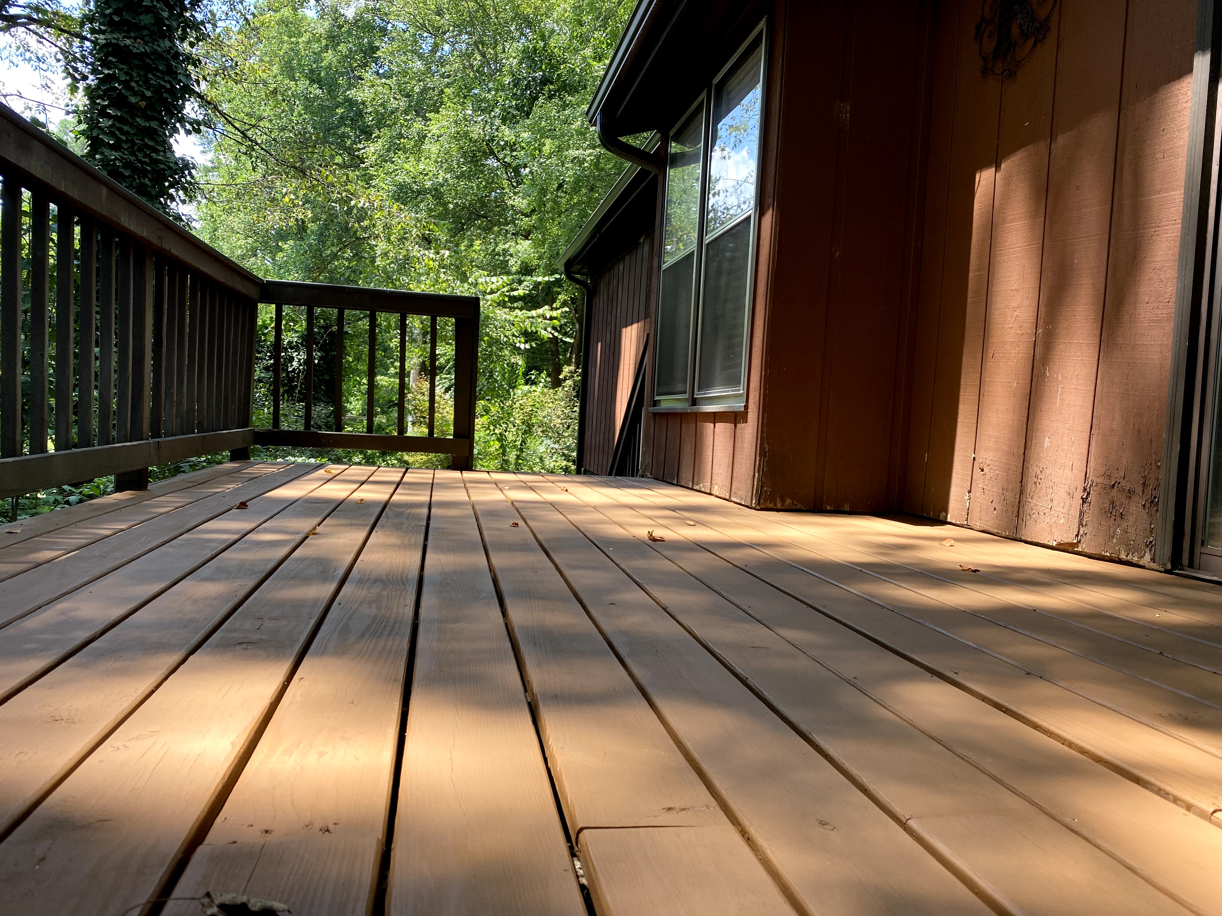 Erin Decking Replacement and Stain in Raleigh, NC.