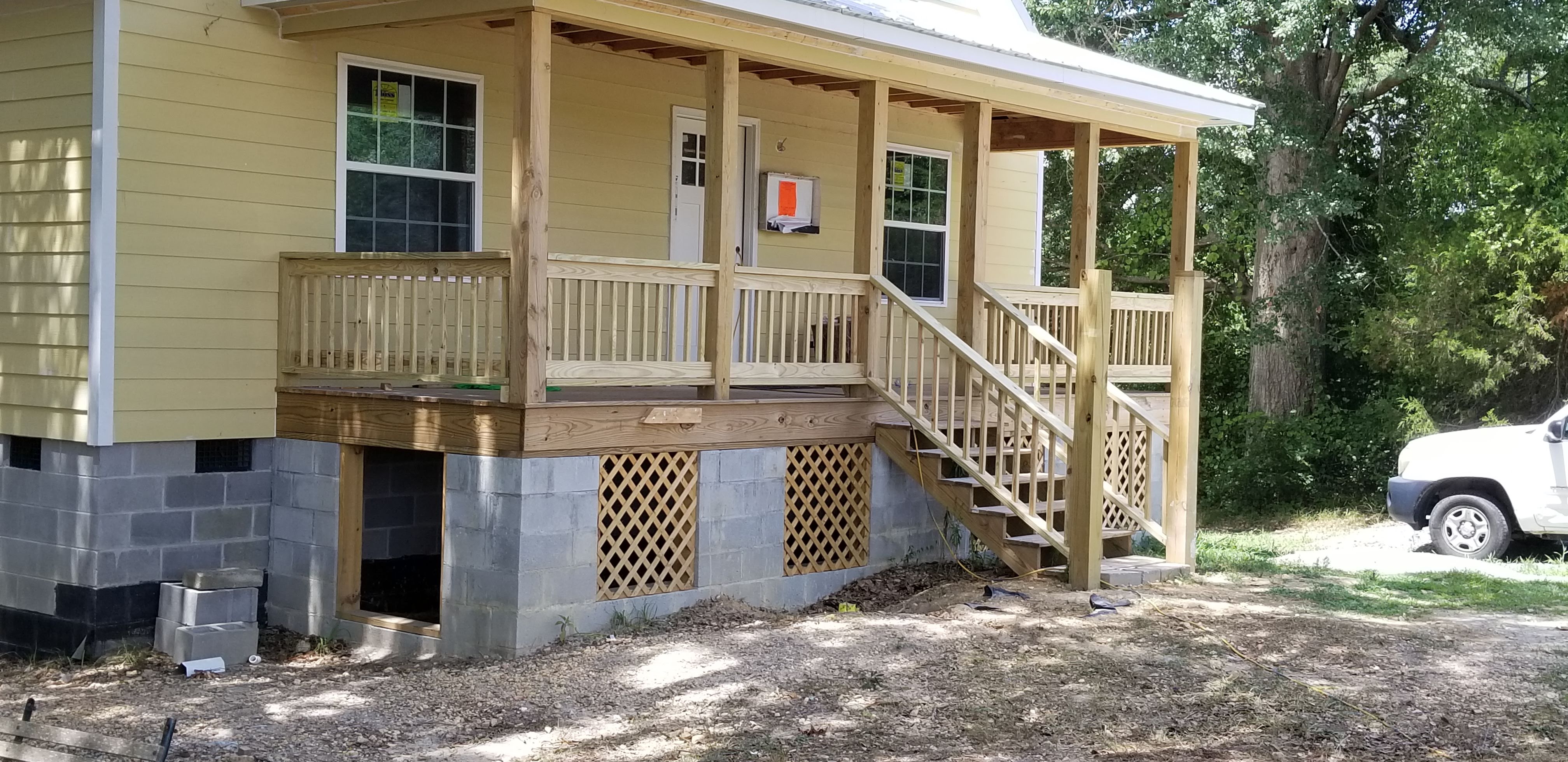 Rains Mill Front porch-in-Raleigh, NC.