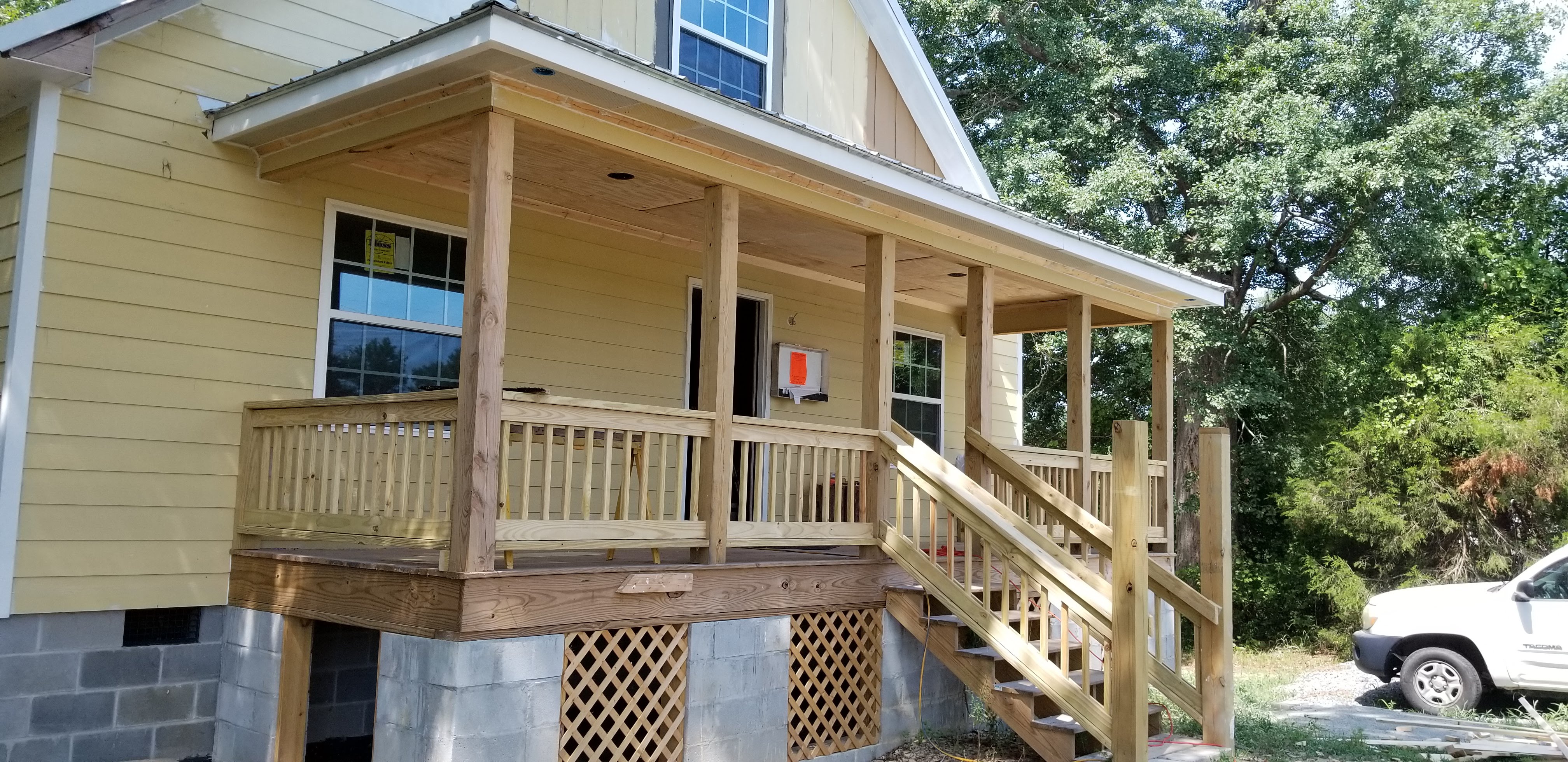 Rains Mill Front porch-in-Raleigh, NC.